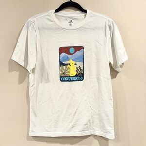 🔥Converse White Graphic T-Shirt 🔥